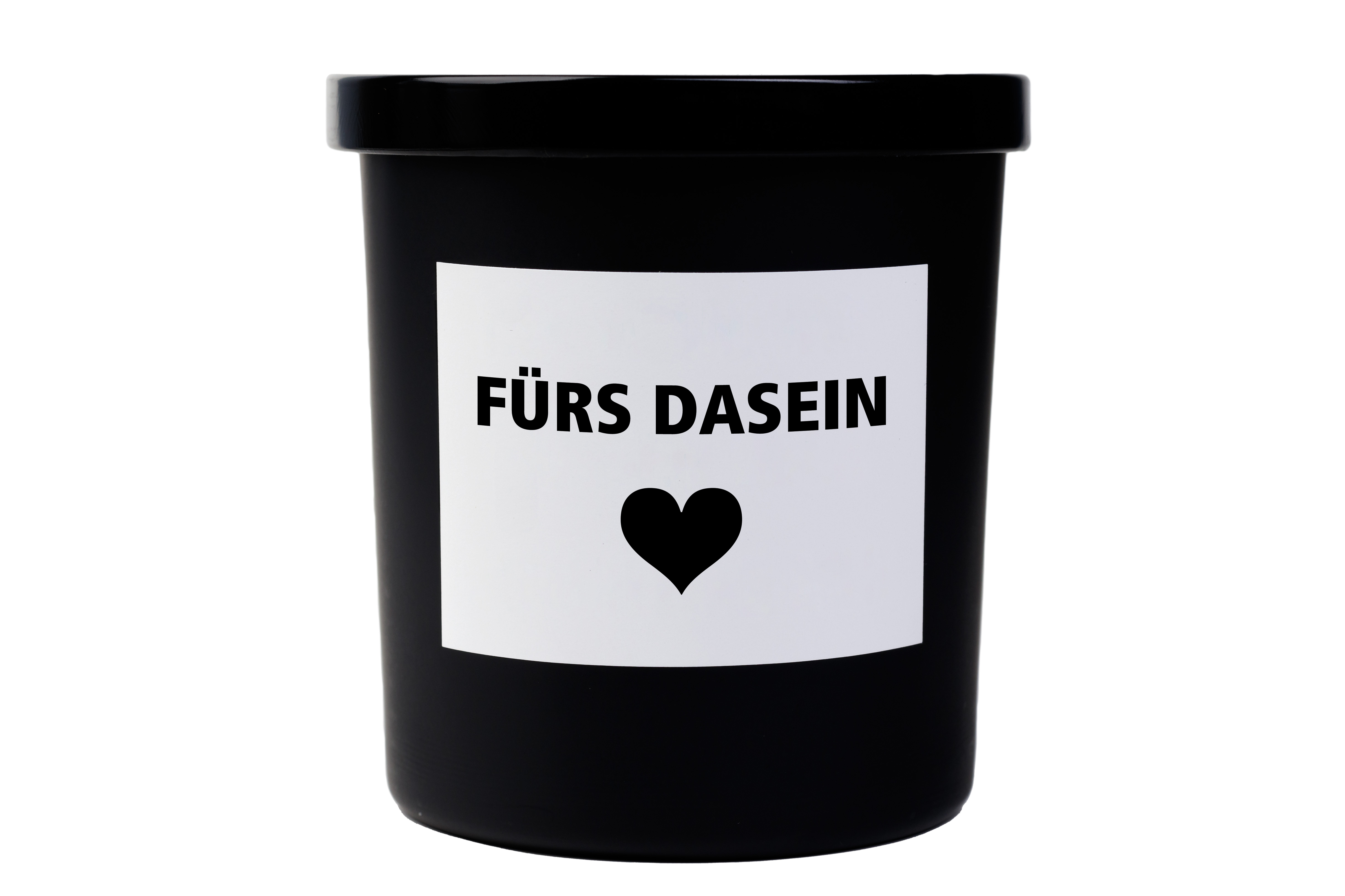 Spruchkerze "fürs dasein…."