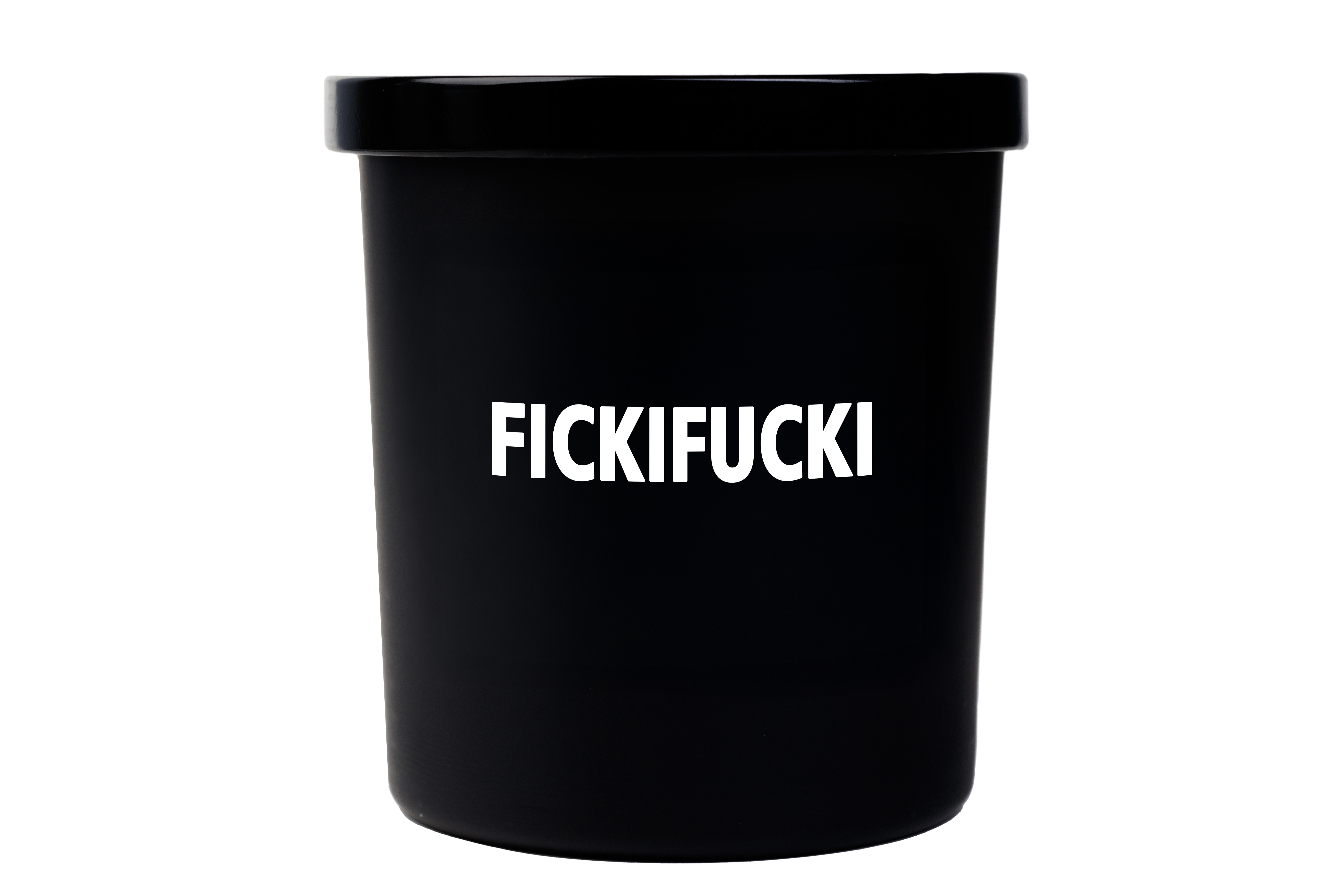 Spruchkerze "FickiFucki"