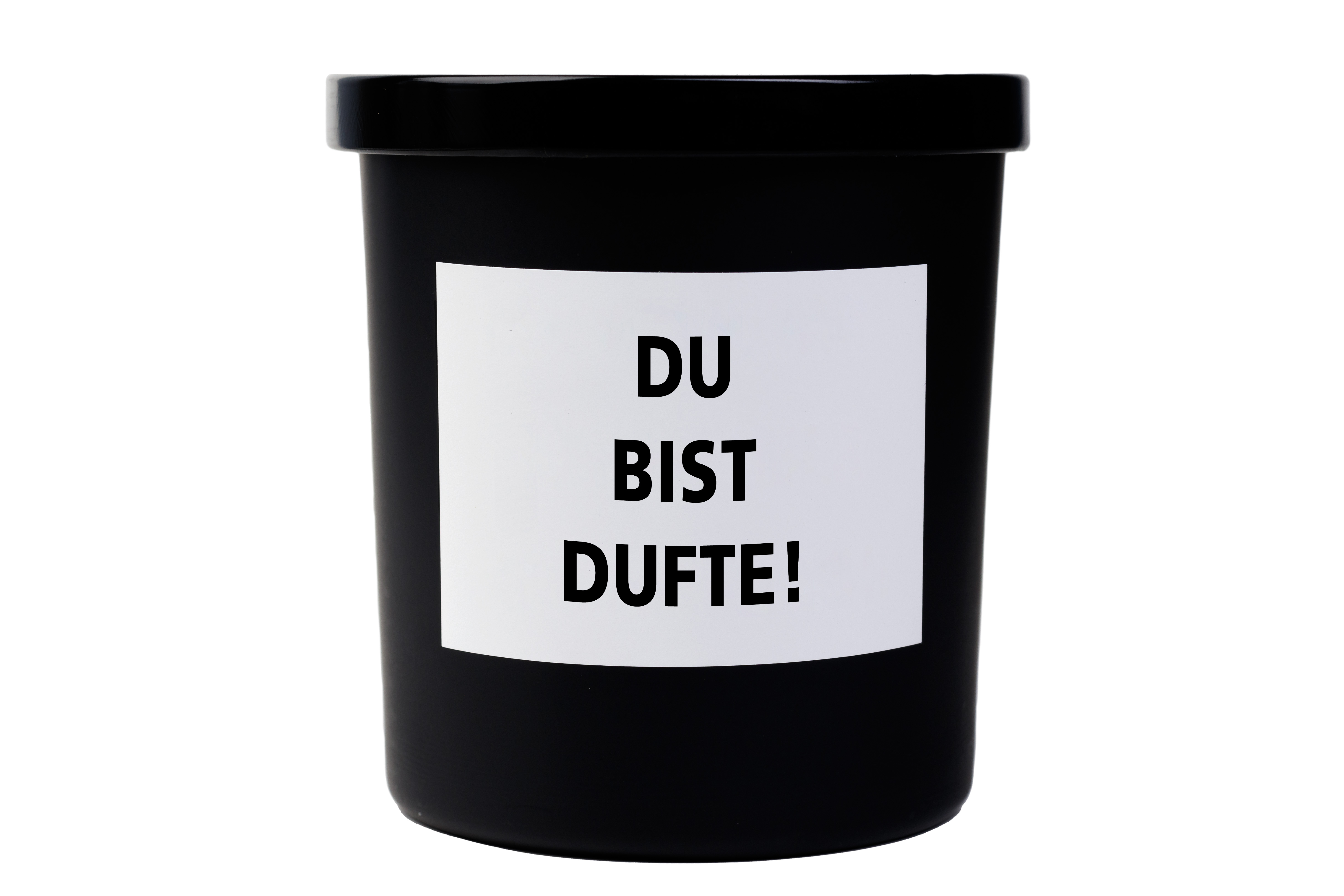 Spruchkerze "Du bist Dufte" 