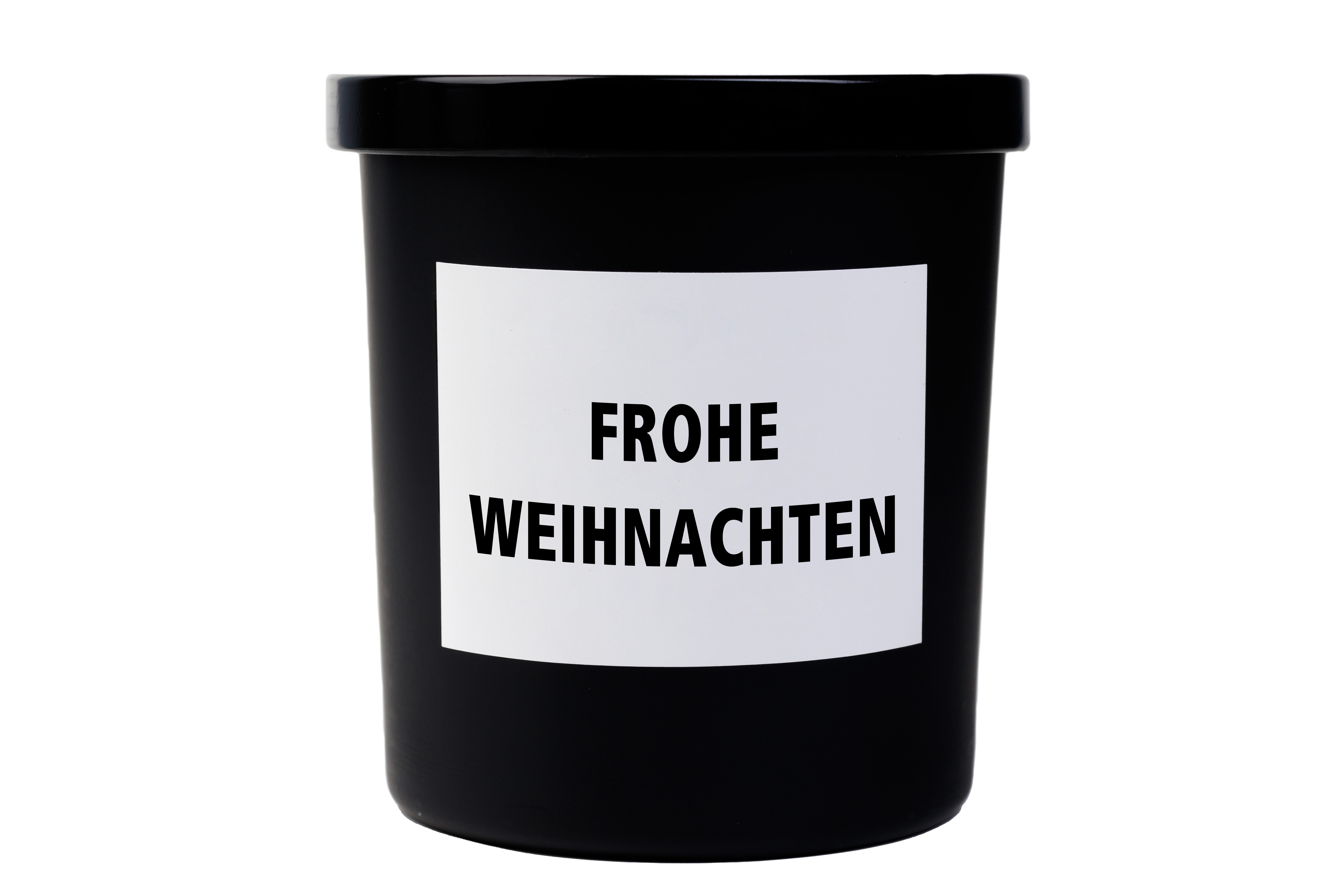 Spruchkerze "Frohe Weihnachten"  