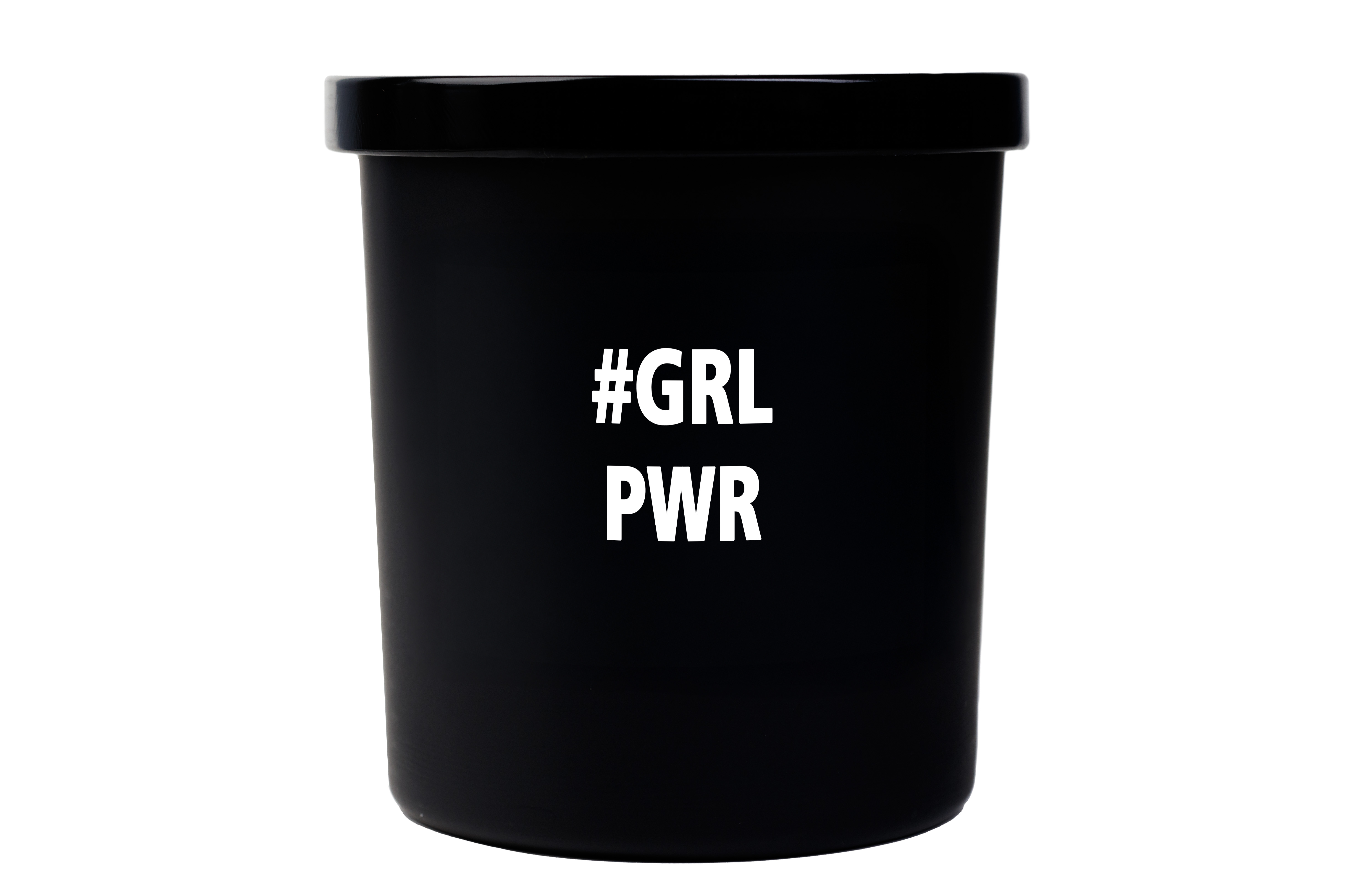Spruchkerze "#GRL PWR"