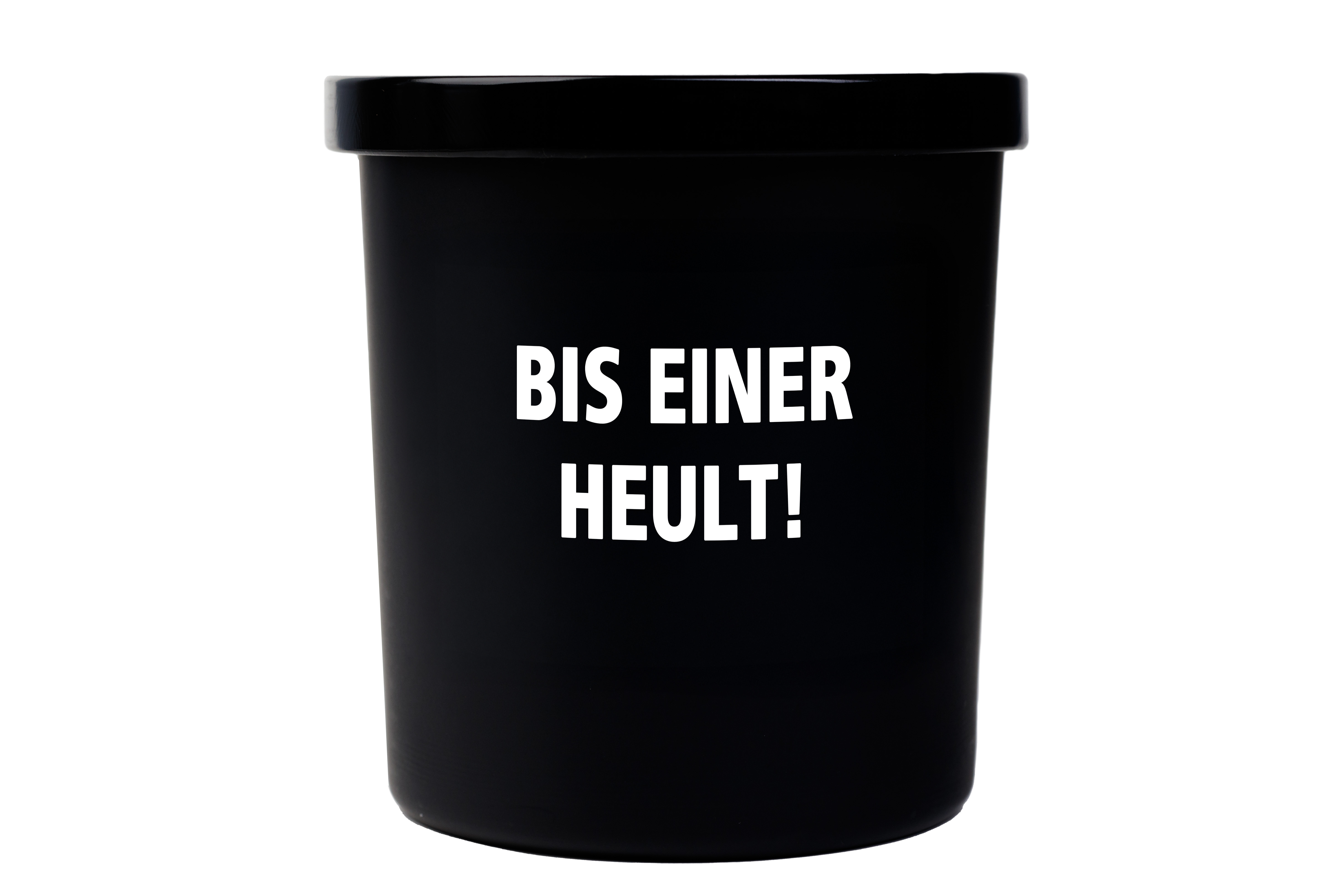 Spruchkerze "Bis einer heult" 