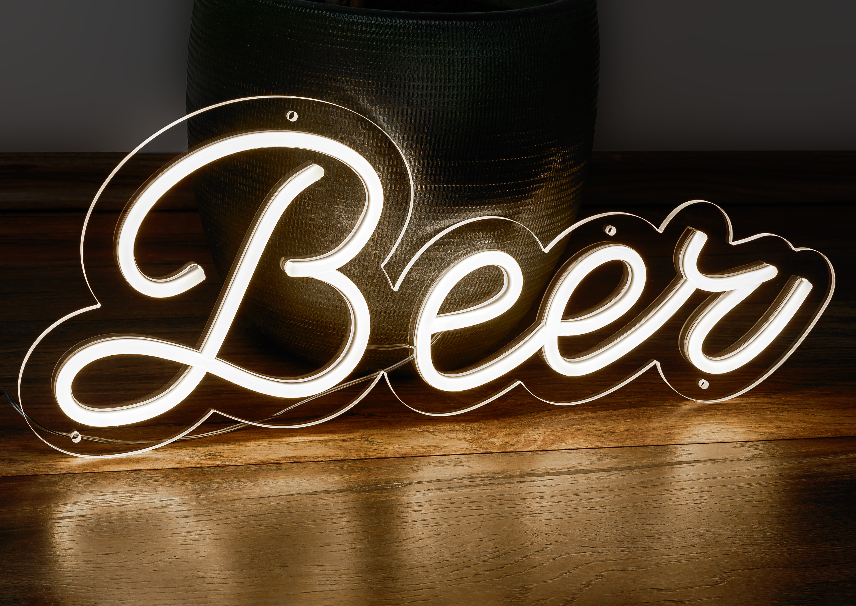 LED-Leuchtschild "Beer"